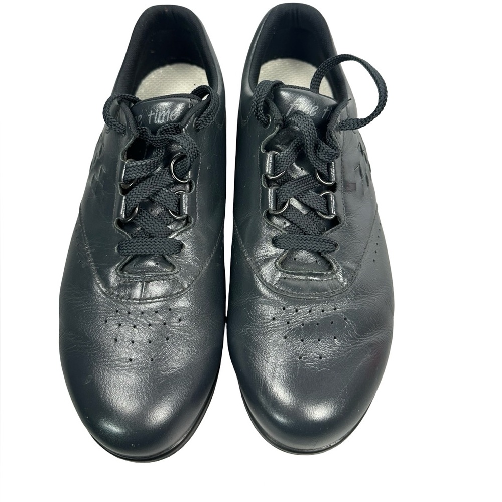 SAS Free Time Walking Shoes Diabetic Friendly Womens Sz 7.5M Dark Navy Blue.